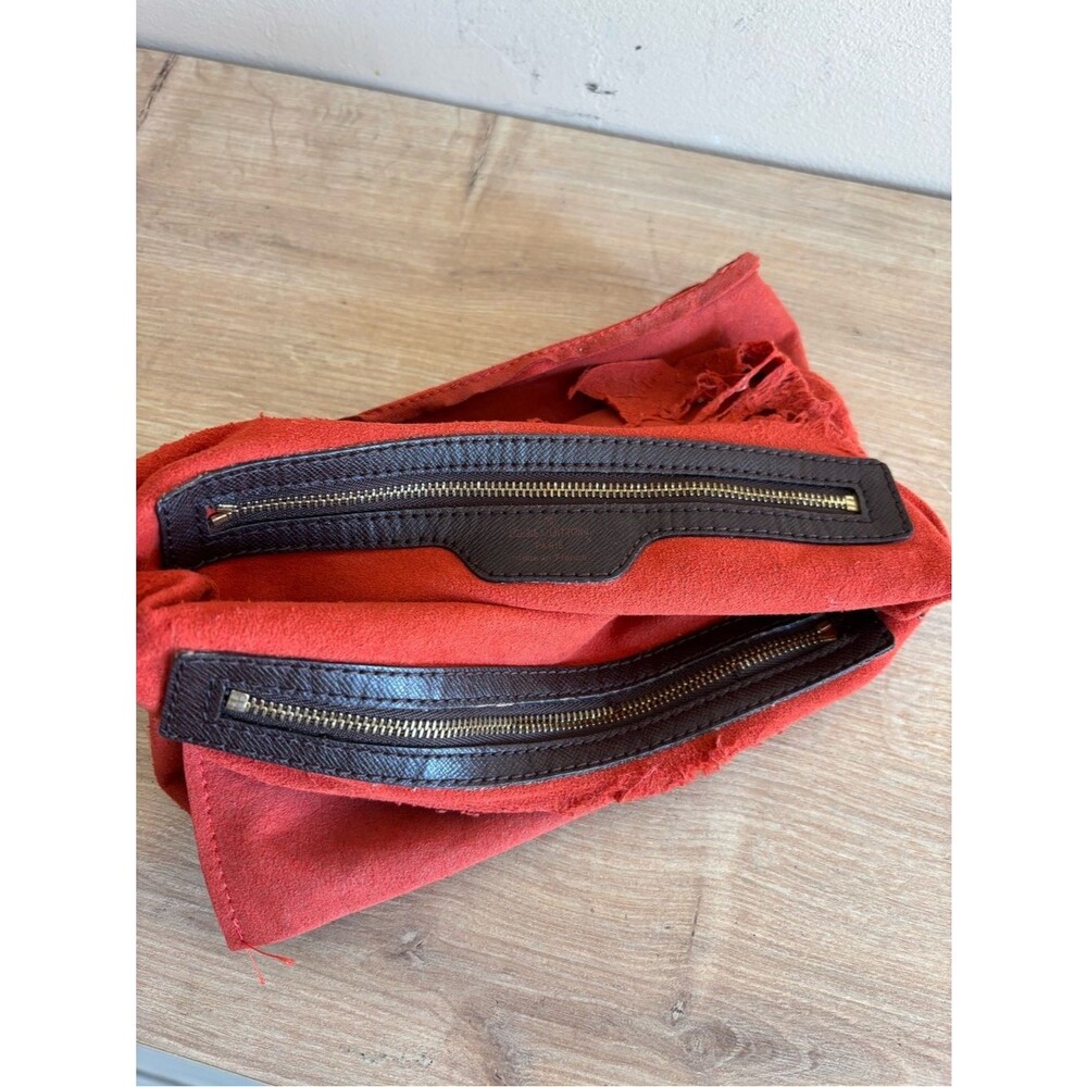 Authentic Louis Vuitton leather parts for crafts